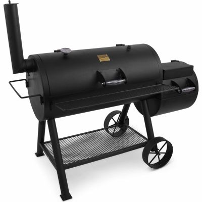 Oklahoma Joe's 1,060 sq. in. Longhorn Offset Charcoal Smoker and Grill