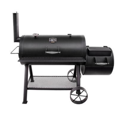 Image showing  1,060 sq. in. Longhorn Offset Charcoal Smoker and Grill