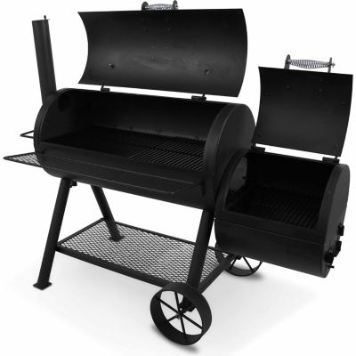 Image showing 5 th Oklahoma Joe's 1,060 sq. in. Longhorn Offset Charcoal Smoker and Grill
