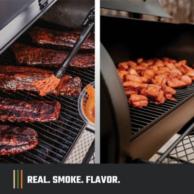 Image showing 6 th Oklahoma Joe's 1,060 sq. in. Longhorn Offset Charcoal Smoker and Grill