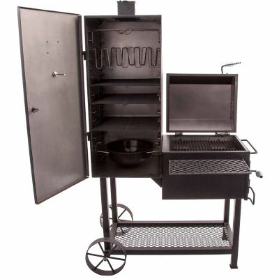 Image showing  Bandera Offset Smoker and Charcoal Grill