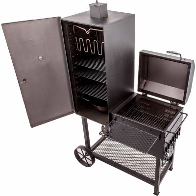Image showing  Bandera Offset Smoker and Charcoal Grill
