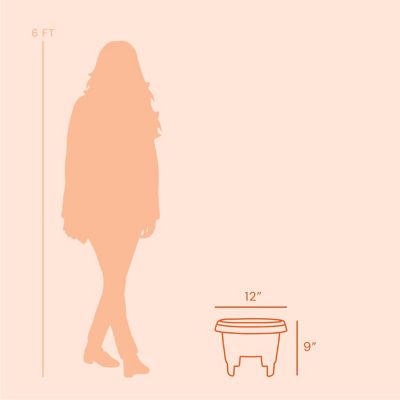 Image showing 5 th Bloem Plastic Terracotta Deck Rail Planter