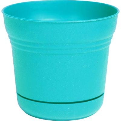 Bloem Plastic Saturn Planter, Saucer