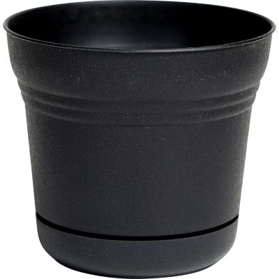 Bloem Plastic Saturn Planter, Saucer