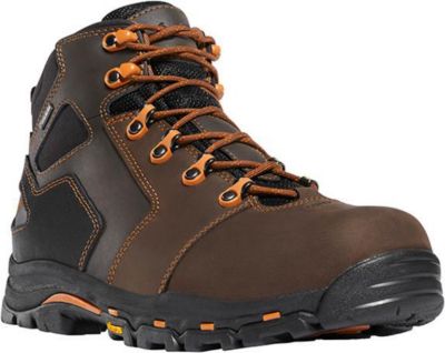 Danner Men's Vicious 4.5 in. Brown/Orange Work Boots