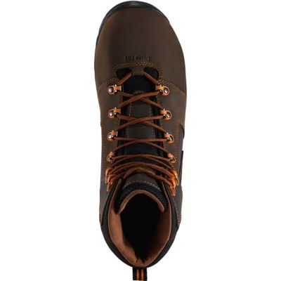 Image showing  Men's Vicious Work Boots, Brown/Orange, 4-1/2 in.