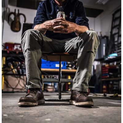 Image showing  Bull Run Moc Steel Toe Boots, 6 in., Brown