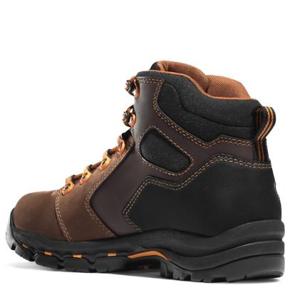 Image showing  Men's Vicious NMT Work Boots, Brown/Orange, 4-1/2 in.