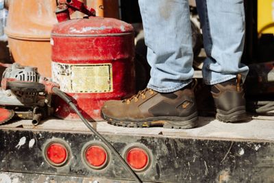 Image showing 1 th Danner Men's Vicious NMT Work Boots, Brown/Orange, 4-1/2 in.