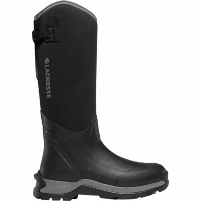 men's black rubber rain boots