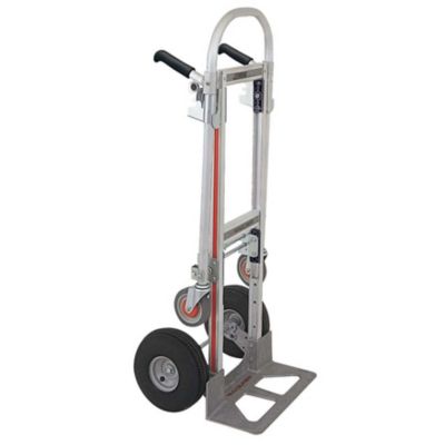 Magliner 500 lb./1000 lb. Capacity Gemini Jr. Convertible Hand Truck, 10 in. 4-Ply Pneumatic Wheels