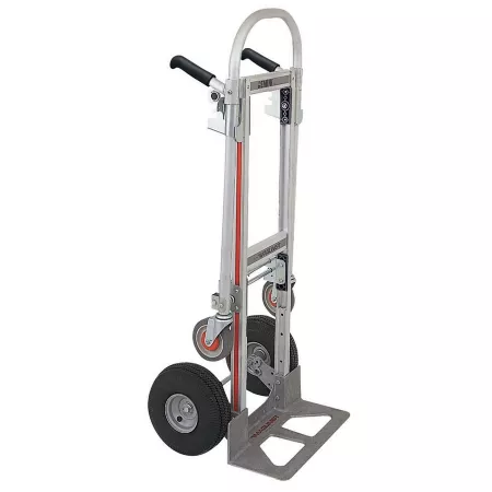 Magliner Gemini Jr Convertible Hand Truck 500 lb/1000 lb Capacity 10" 4-Ply Air Wheels Hand Trucks