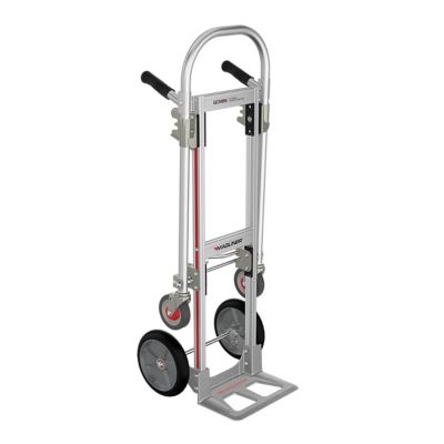 Magliner 500 lb./1000 lb. Capacity Gemini Jr. Convertible Hand Truck, 10 in. Balloon Cushion Rubber Wheels