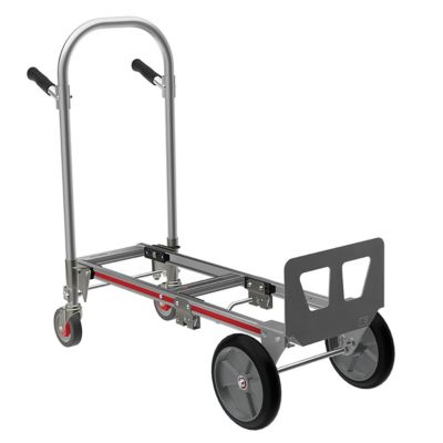Image showing  500 lb./1,000 lb. Capacity 2-WheelGemini Jr. Convertible Hand Truck, 10 in. Balloon Cushion Rubber Wheels