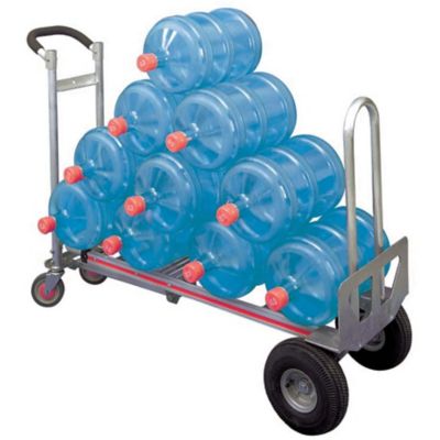 Image showing  500 lb./750 lb. Capacity. Three-Position Truck, 10 in. 4-Ply Pneumatic Wheels