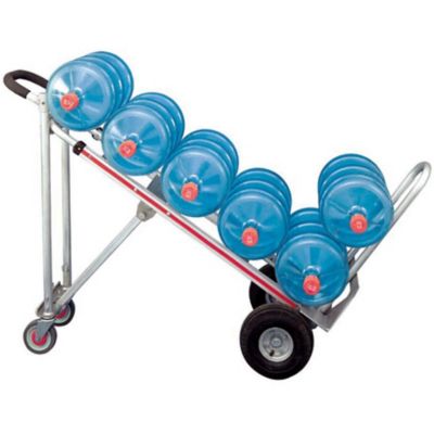 Image showing  500 lb./750 lb. Capacity. Three-Position Truck, 10 in. 4-Ply Pneumatic Wheels