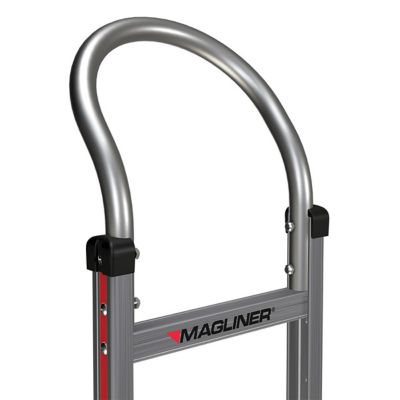 Image showing  500 lb. Capacity 2-Wheel Hand Truck with Straight Back Frame, U-Loop Handle, 8 in. Mold-on Rubber Wheels