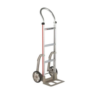 Magliner 500 lb. Capacity 2-Wheel Hand Truck with Straight Back Frame, U-Loop Handle, 8 in. Rubber Wheels, C5 Stair Climbers
