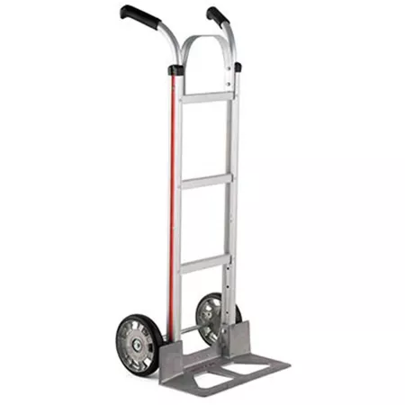 Magliner 500 lb Capacity 2-Wheel Hand Truck with Straight Rear Frame Pistol Handle 8" Cast Wheels Hand Trucks