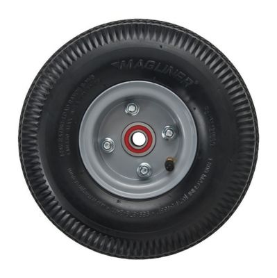 Image showing  500 lb. Capacity 2-Wheel Hand Truck with Straight Back Frame, Double Pistol Grip Handle, 10 in. 4-Ply Wheels