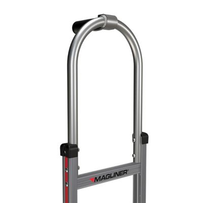Image showing  500 lb. Capacity 2-Wheel Hand Truck with Straight Back Frame, Pistol Grip Handle, 10 in. 4-Ply Wheels