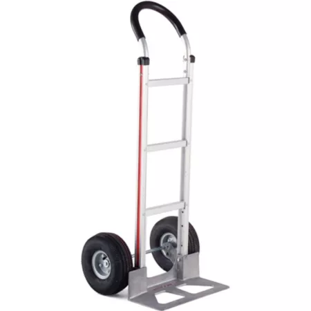 Magliner 500 lb Capacity 2-Wheel Hand Truck with Straight Rear Frame U-Handle 10" 4-Ply Wheels 18" x 7-1/2" Hand Trucks