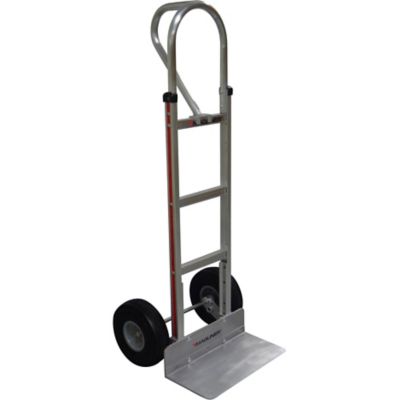 Magliner 500 lb. Capacity 2-Wheel Hand Truck with Straight Back Frame, 52 in. Vertical Loop Handle, 18 in. x 9 in.