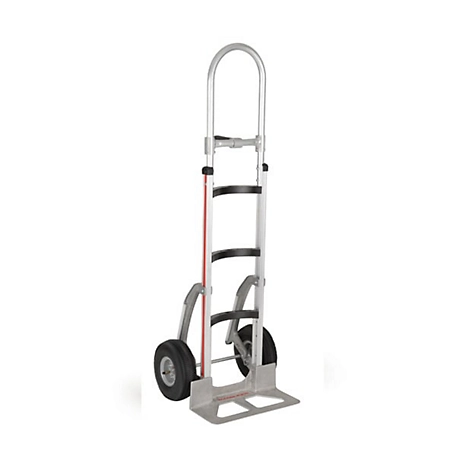Magliner 500 lb. Capacity 2-Wheel Hand Truck with Curved Back Frame, 60 in. Single Pistol Grip Handle
