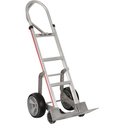 Magliner 500 lb. Capacity 2-Wheel Self-Stabilizing Hand Truck, Straight Back Frame, 52 in. Vertical Loop Handle, 10 in. Wheels