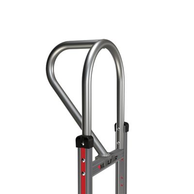 Image showing  500 lb. Capacity 2-Wheel Self-Stabilizing Hand Truck, Curved Back Frame, 52 in. Vertical Loop Handle, 10 in. Wheels