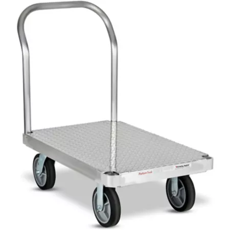 Magliner 2 800 lb Capacity Platform Cart with 24" x 36" Rolling Deck One Handle Platform Trucks