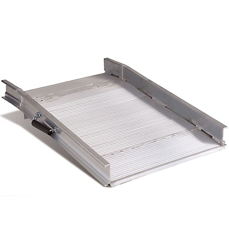 Magliner 3,000 lb. Capacity Heavy-Duty Aluminum Curb Ramp for Bulk Delivery Use, 29 in. x 4 ft.
