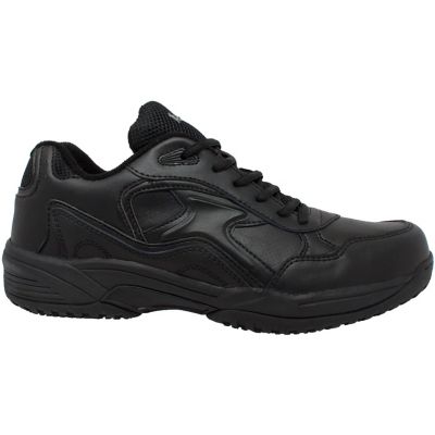 Image showing  Men's Composite Toe Uniform Athletic Work Shoes, Athletic Black