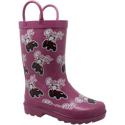 Case IH Unisex Toddler Lil' Tractor Rain Boots, Pink