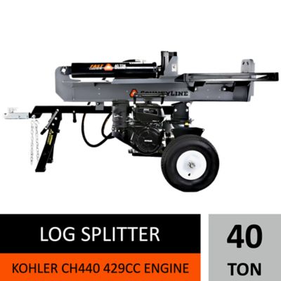 CountyLine 40 Ton Horizontal/Vertical Gas-Powered Log Splitter with Kohler Command PRO 14 HP Engine