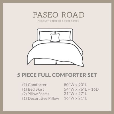 Image showing 8 th HiEnd Accents Ashbury Lodge Bedding Comforter Set, 5 pc.