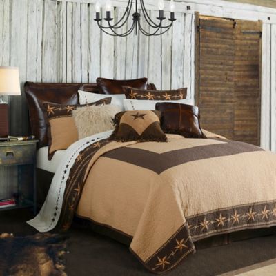 HiEnd Accents Star Ranch Quilt Set, Twin, 2 pc.