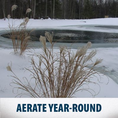 Image showing 5 th Airmax Shallow Water Series Pond Aeration System, SW40 with (4) 100 ft. Rolls of Airline Aerates up to 1/2 Acre