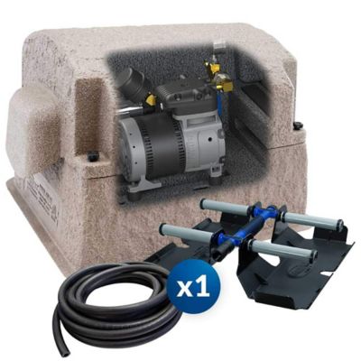 Airmax PondSeries Pond Aeration System, PS10, 1 Diffuser, 115V, (1) 100 ft. Roll of 3/8 in. Airline, Aerates Up to 1 Acre