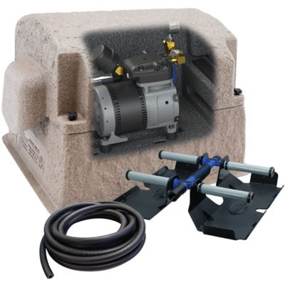 Airmax PondSeries Pond Aeration System, PS10, 1 Diffuser, 115V, (1) 100 ft. Roll of 3/8 in. Airline, Aerates Up to 1 Acre