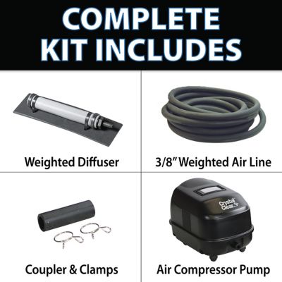 Image showing  0.80 CFM KoiAir Mini Pond Aeration Kit, Aerates Up to 4,000 gal.