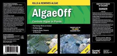 Image showing  AlgaeOff Algaecide Pond Treatment, 25 lb.