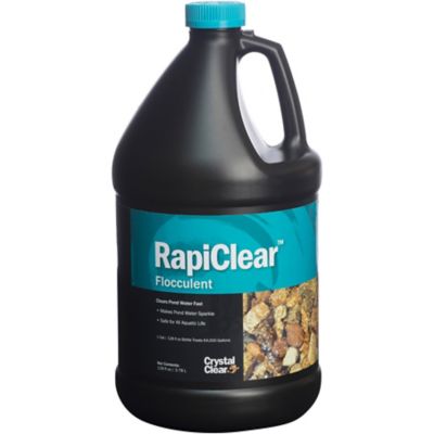 CrystalClear RapiClear Water Clarifier Pond Treatment, 1 gal.