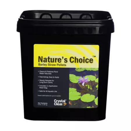 Nature's Choice CrystalClear Barley Straw Pellets 5 lb. Pond Cleaners & Chemicals