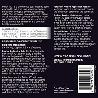 Image showing  Polish AC Pond Treatment Activated Carbon, 5 lb.