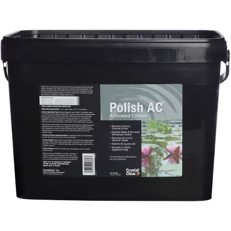 CrystalClear Polish AC Pond Treatment Activated Carbon 15 lb. Pond Cleaners & Chemicals