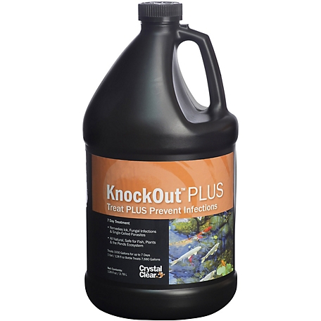 CrystalClear KnockOut Plus Fish Treatment, 1 gal.
