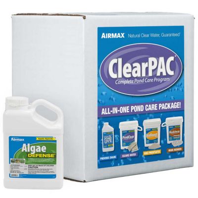 Airmax ClearPAC Plus 1/4 Acre & 1 gal. of Algae Defense