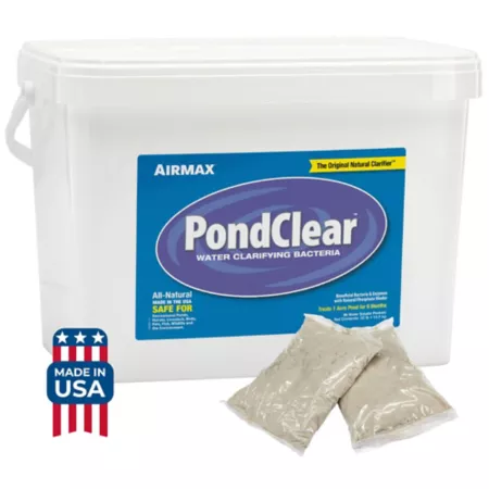 Airmax PondClear Packets – The Original Natural Clarifier – 96 Water Soluble Packets Pond Cleaners & Chemicals